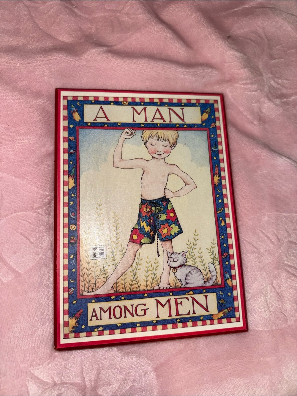 Mary Engelbreit "A Man Among Men" art print.